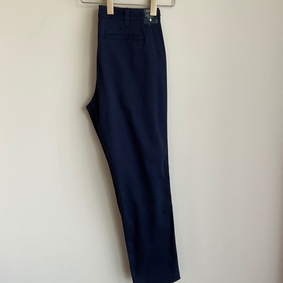 NWT J. Crew Factory Navy High-Rise Girlfriend Chino Pant SZ 8 - Picture 4 of 6